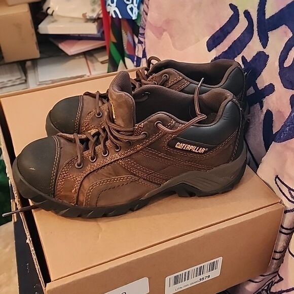 Men's Caterpillar work comp toe 7.5 - Picture 1 of 4